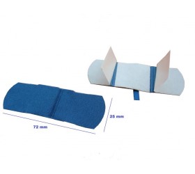 Detekterbara blå plåster - Detekterbar med röntgen - 7.2x2.5cm (100 pcs)  Detekterbara blå plåster - Detekterbar med röntgen - 7.2x2.5cm (100 pcs)