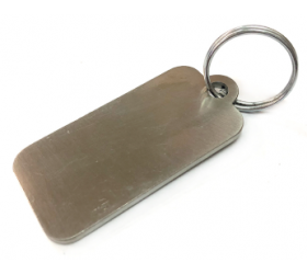 Rostfri ID Bricka 25x55mm