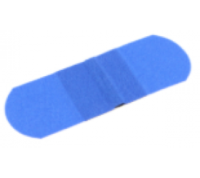Detekterbara Röntgen Textilplåster 75x25mm 100st/frp
