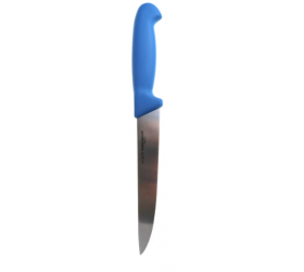 Stickkniv 16cm med detekterbart handtag blå