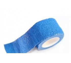 Blå självhäftande bandage 3 cm x 5 cm - Ej detekterbara Blå självhäftande bandage 3 cm x 5 cm - Ej detekterbara